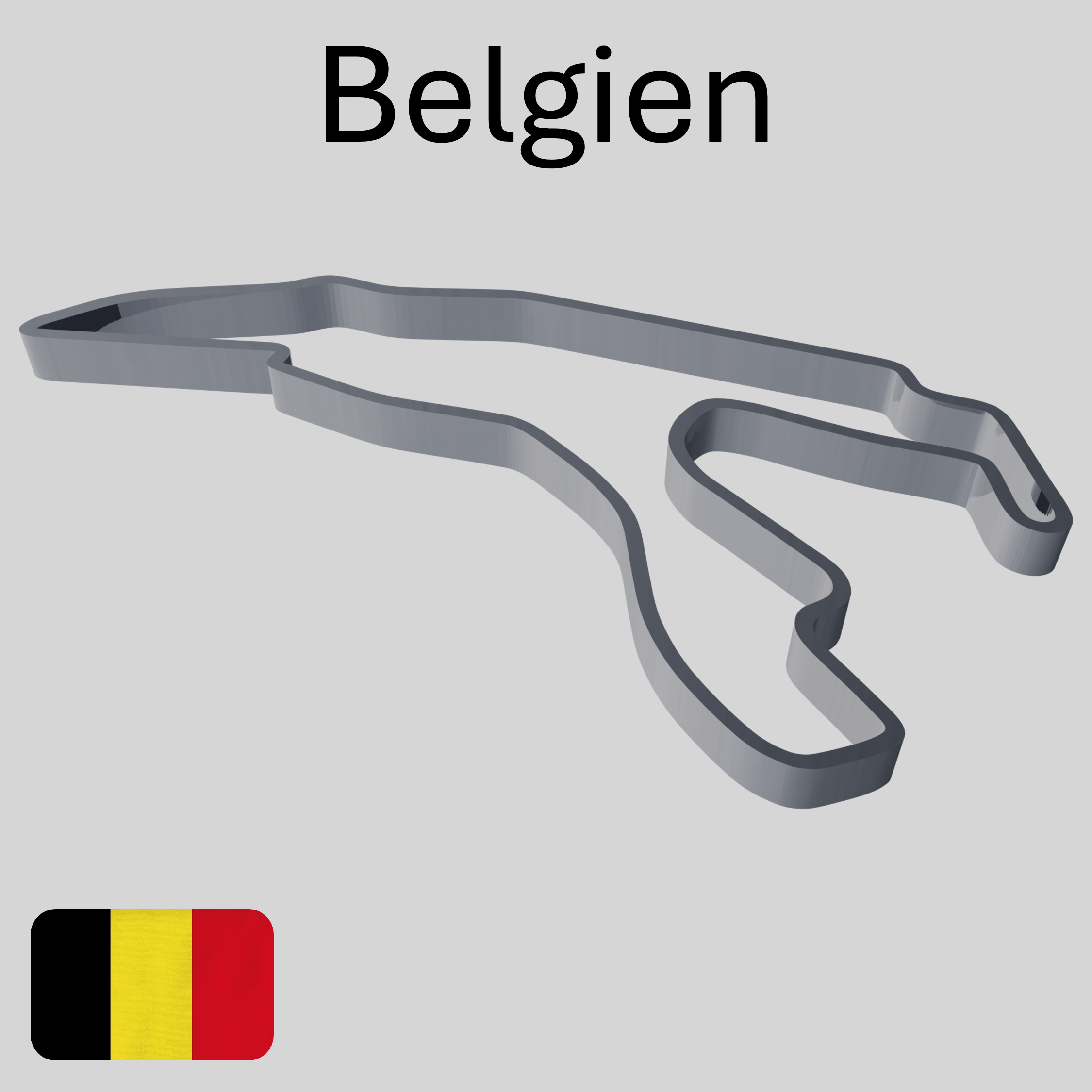 Belgien – Streckenkarte